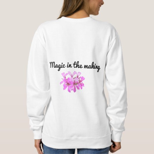 新しいものを始める – やる気を起こさせる Sweatshirt スウェットシャツ (裏面)