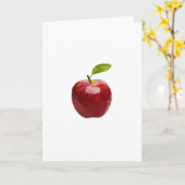 新しいりんご カード (黄色い花)