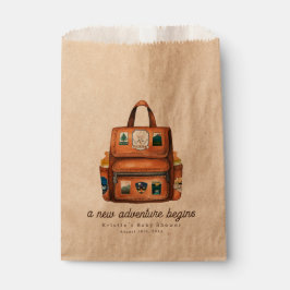 新しいアドベンチャーバックパック+ボトルベビーシャワー フェイバーバッグ