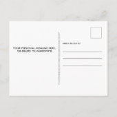 新しいアドレスおもしろい引っ越しましたドッグペット移動 案内ポストカード (裏面)