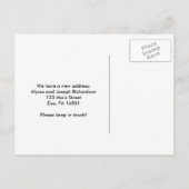 新しいアドレスとフェイクバラ金ゴールドLook Pineapple 案内ポストカード (裏面)