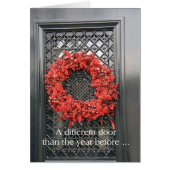 新しいアドレスのお知らせクリスマスカード (正面)