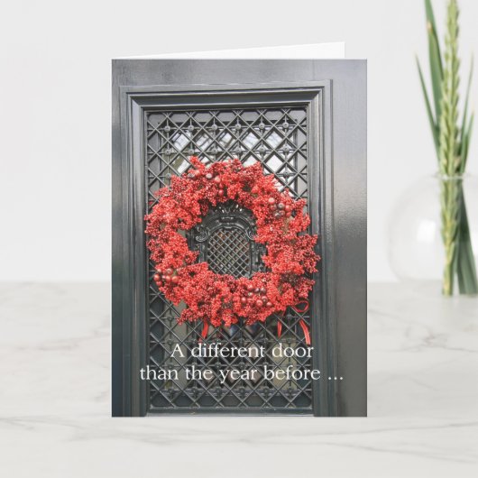 新しいアドレスのお知らせクリスマスカード シーズンカード (正面)