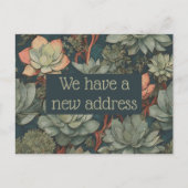 新しいアドレスのお知らせ |多肉植物の庭 ポストカード (正面)