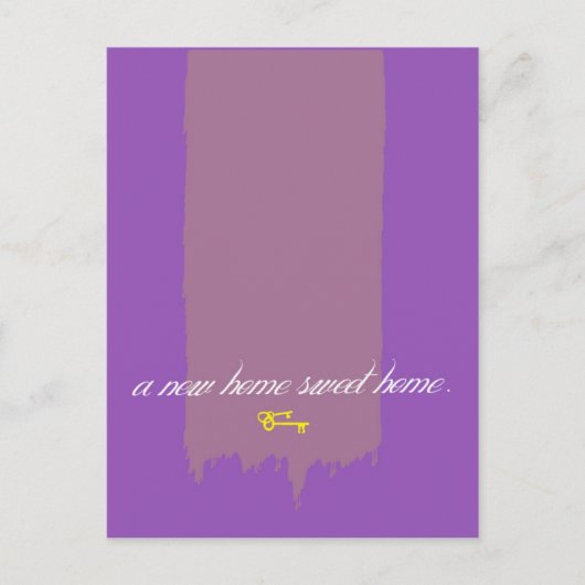 新しいアドレスのお知らせ 案内ポストカード (正面)