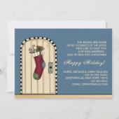 新しいアドレスのクリスマス – 引っ越しのお知らせ シーズンカード (正面)