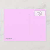 新しいアドレスのピンクパターン 案内ポストカード (裏面)