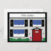 新しいアドレスのポストカード 案内ポストカード (正面/裏面)