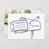 新しいアドレスのメールボックスの移動 (正面/裏面)