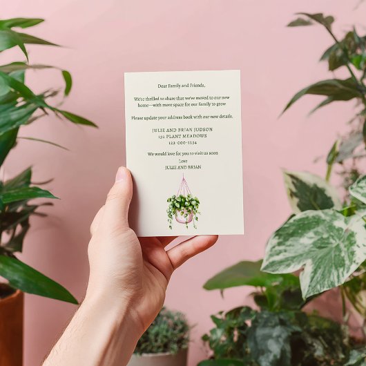 新しいアドレスの拡大に向けて自宅に移動のお知らせ 案内状