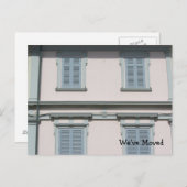 新しいアドレスの新しいホーム 案内ポストカード (正面/裏面)