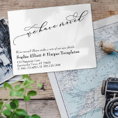 新しいアドレスの発表を移動した ノートカード