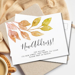 新しいアドレスの移動 案内ポストカード