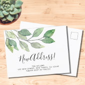 新しいアドレスの移動 案内ポストカード