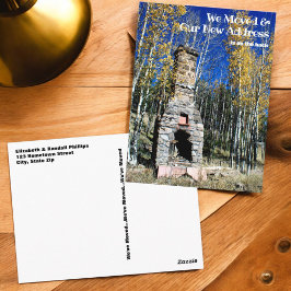 新しいアドレスの追加カスタム写真テンプレート ポストカード