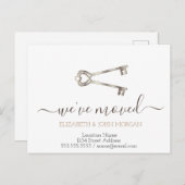 新しいアドレスの鍵を移動 案内ポストカード (正面/裏面)