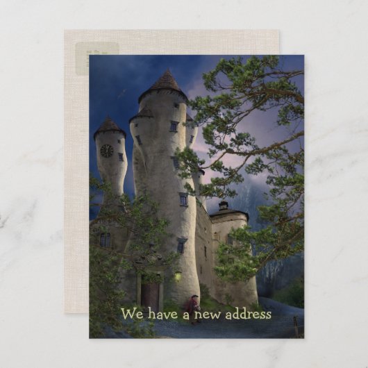 新しいアドレスを指定する – はがき招待状 案内ポストカード (正面/裏面)