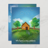 新しいアドレスを指定する – はがき招待状 案内ポストカード (正面/裏面)