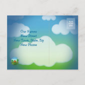 新しいアドレスを指定する – はがき招待状 案内ポストカード (裏面)