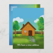 新しいアドレスを指定する – はがき招待状 案内ポストカード (正面/裏面)