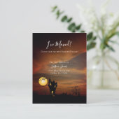 新しいアドレスを移動した通知ハロウィーンを移動 案内ポストカード (スタンド正面)