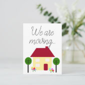 新しいアドレスを移動する 案内ポストカード (スタンド正面)