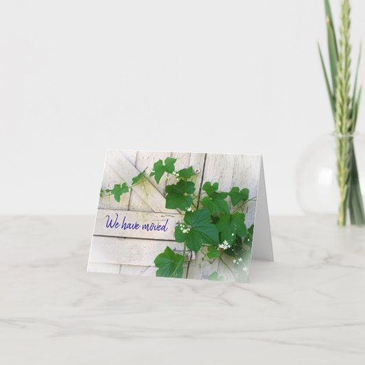 新しいアドレスカード カード (正面)