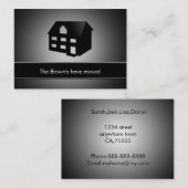 新しいアドレスカード 名刺 (正面/裏面)