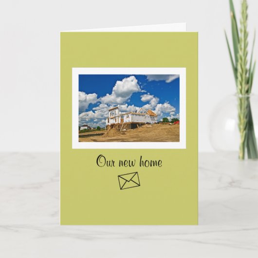 新しいアドレスカード 案内状 (正面)