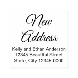 新しいアドレススクリプト名と差出人住所文字 セルフインキングスタンプ