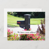 新しいアドレスメールボックス 案内ポストカード (正面/裏面)