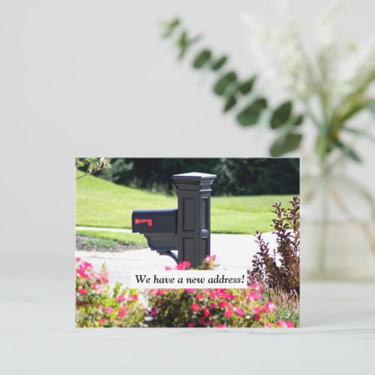 新しいアドレスメールボックス 案内ポストカード (スタンド正面)