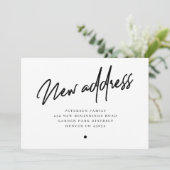 新しいアドレスモダンスクリプトの移動 案内状 (スタンド正面)