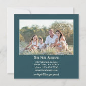 新しいアドレス再配置アナウンスカード 案内状 (裏面)