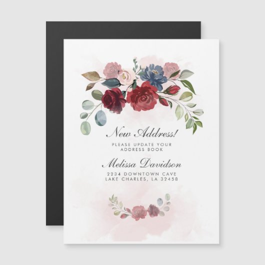 新しいアドレス変更フローラの移動のお知らせ (正面/裏面)