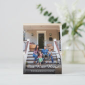 新しいアドレス家族の写真の移動のお知らせ ポストカード (スタンド正面)