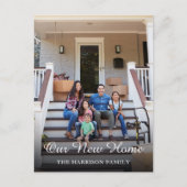 新しいアドレス家族の写真の移動のお知らせ ポストカード (正面)