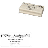 新しいアドレス差出人住所 ラバースタンプ (押印)