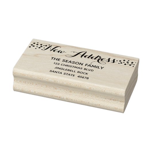 新しいアドレス差出人住所 ラバースタンプ (スタンプ)