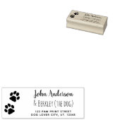 新しいアドレス帳の印刷の移動差出人住所 ラバースタンプ (押印)