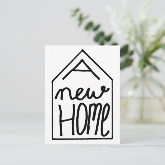 新しいアドレス帳カード 案内ポストカード (スタンド正面)