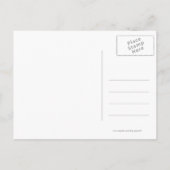 新しいアドレス引っ越しましたハウス通知 案内ポストカード (裏面)