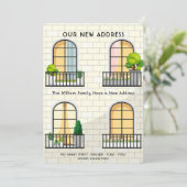 新しいアドレス引っ越し祝いパーティー新しいホームライブウィンドウ 案内状 (スタンド正面)