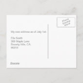 新しいアドレス案内のポストカード 案内ポストカード (裏面)