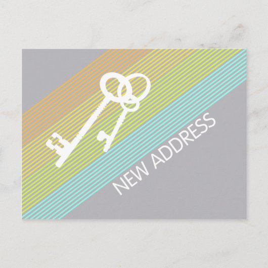 新しいアドレス案内のポストカード 案内ポストカード (正面)