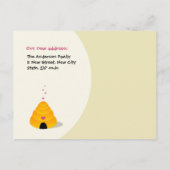 新しいアドレス案内はがき 案内ポストカード (裏面)