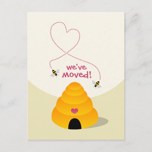 新しいアドレス案内はがき 案内ポストカード (正面)