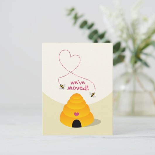 新しいアドレス案内はがき 案内ポストカード (スタンド正面)