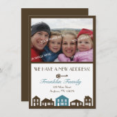 新しいアドレス案内カード 案内状 (正面/裏面)