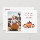 新しいアドレス移動カボチャ 案内ポストカード (正面/裏面)